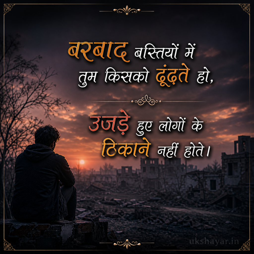 Sad Shayari in Hindi 